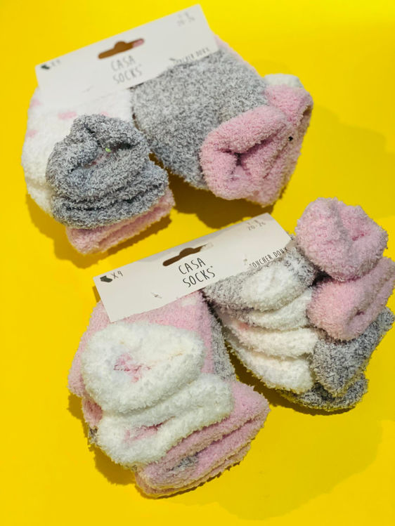 Picture of 4580- HIGH QUALITY 4 PACK  THERMAL SOCKS